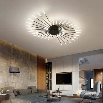 Opbouw plafondlamp Vuurwerk | Woonkamer/Slaapkamer
