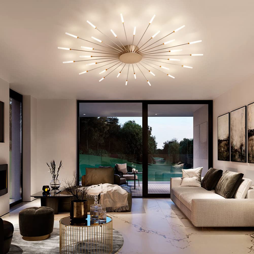 Opbouw plafondlamp Vuurwerk | Woonkamer/Slaapkamer