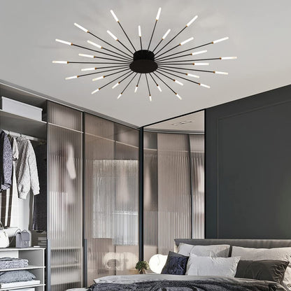Opbouw plafondlamp Vuurwerk | Woonkamer/Slaapkamer