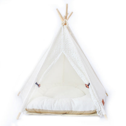 Designer wit huisdier teepee