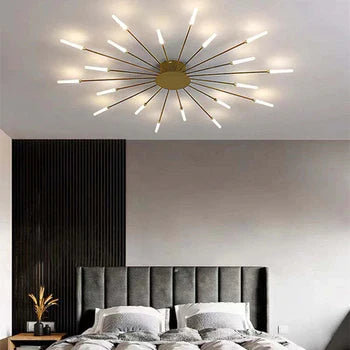 Opbouw plafondlamp Vuurwerk | Woonkamer/Slaapkamer
