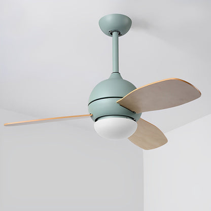 Nordic minimalistische LED plafondventilator met afstandsbediening verstelbare windsnelheid ventilator