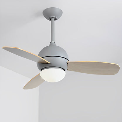 Nordic minimalistische LED plafondventilator met afstandsbediening verstelbare windsnelheid ventilator