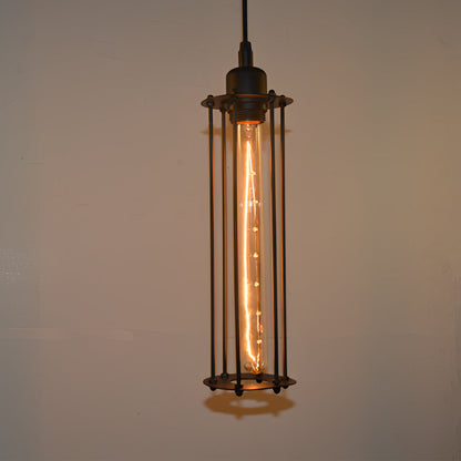 Retro LED Zwarte IJzeren Industriële Hanglamp