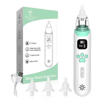 Baby Elektronische Neusaspirator - Veilig, Snel, Hygiënische Neusslijmzuiger voor Pasgeborene & Peuter
