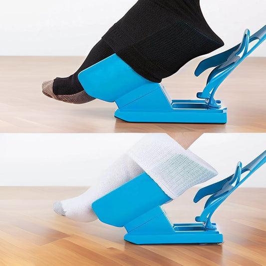 Gemakkelijk aan- en uit te trekken compressiekoushulpmiddel kit