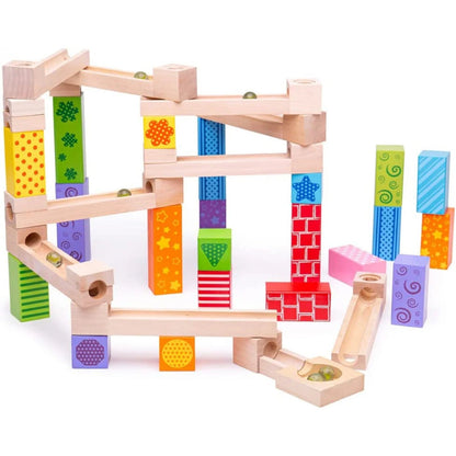 Holzbausatz für Kinder – Baue deine eigene Holz-Kugelbahn für endlosen Spaß und Kreativität