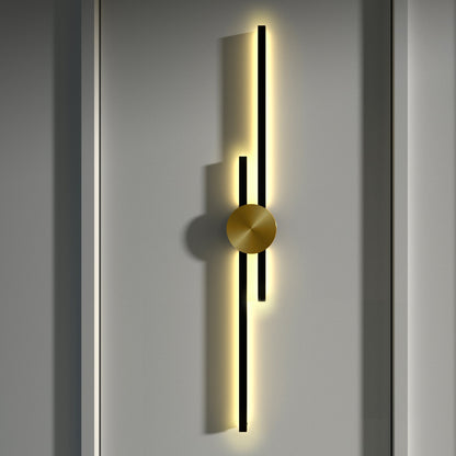 Lineaire minimalistische wandlamp