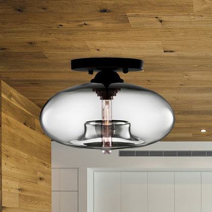 Industriële Art Deco Globe Opbouw Plafondlamp Woonkamer