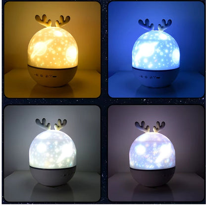 Starry Baby Natlampe Projektor - Afslappende Børneprojektor Gave