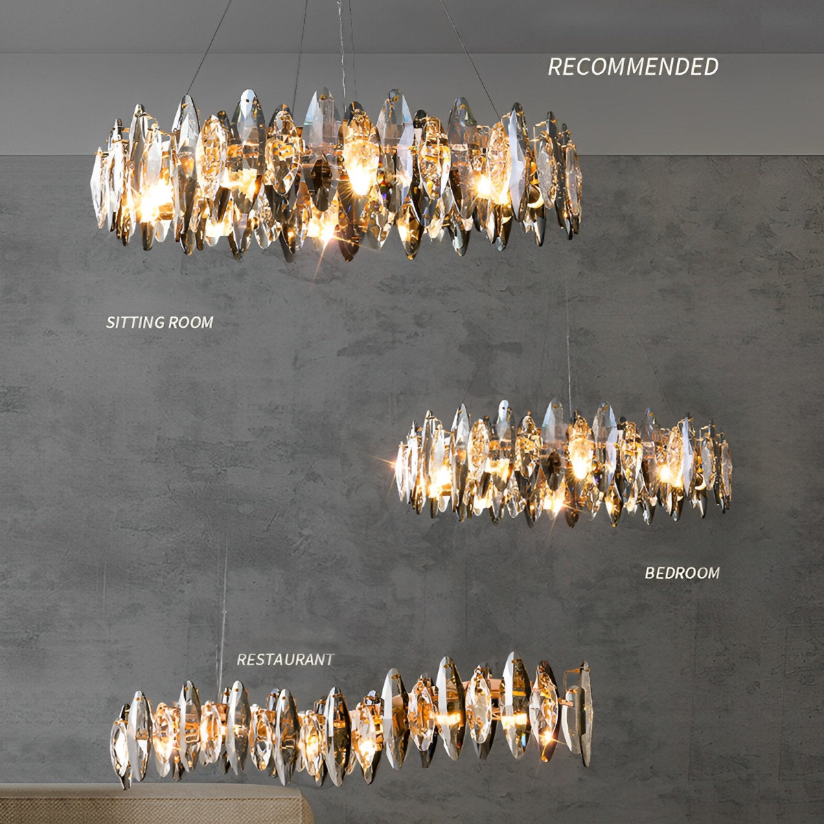 Luxe LED-verlichting Kristallen kroonluchter