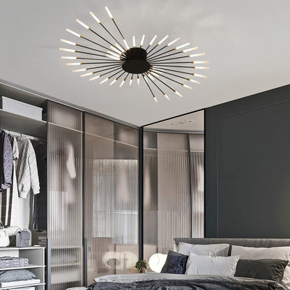 Opbouw plafondlamp Vuurwerk | Woonkamer/Slaapkamer