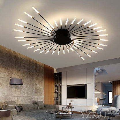 Opbouw plafondlamp Vuurwerk | Woonkamer/Slaapkamer