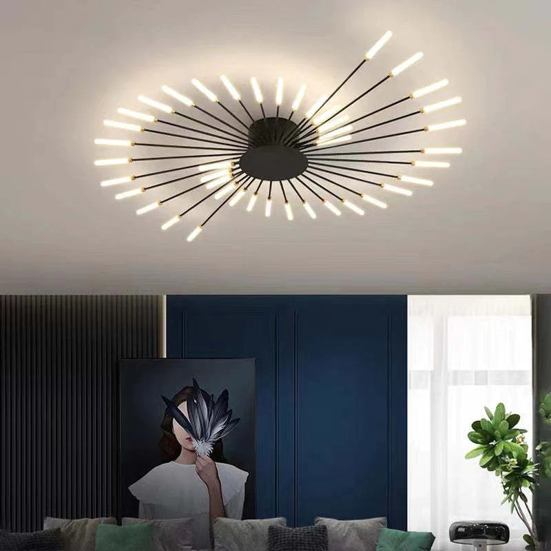 Opbouw plafondlamp Vuurwerk | Woonkamer/Slaapkamer