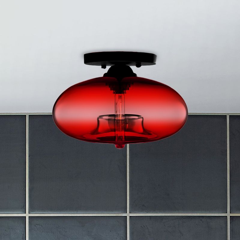 Industriële Art Deco Globe Opbouw Plafondlamp Woonkamer