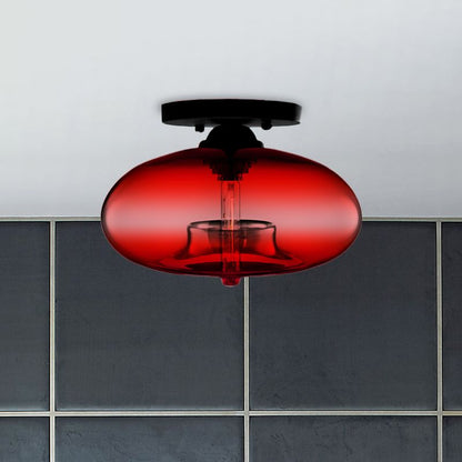 Industriële Art Deco Globe Opbouw Plafondlamp Woonkamer