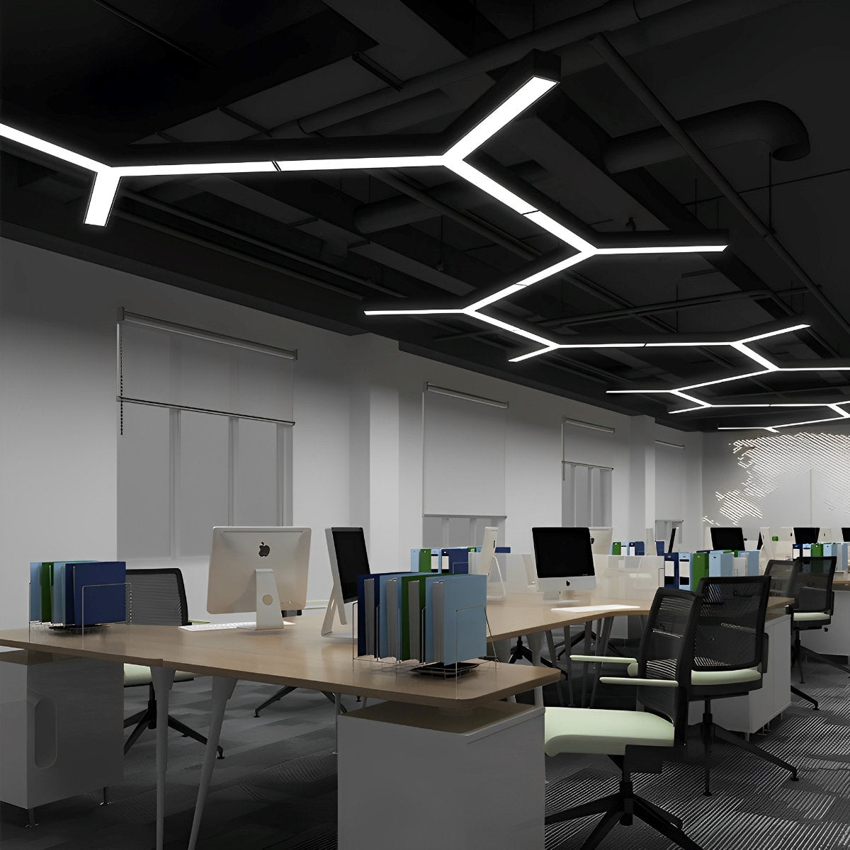 Grandview moderne geometrische doe-het-zelf kantoor kroonluchter LED hangend