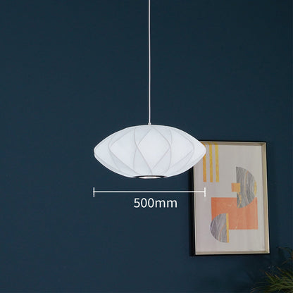 Minimalistische witte bubbel hanglamp