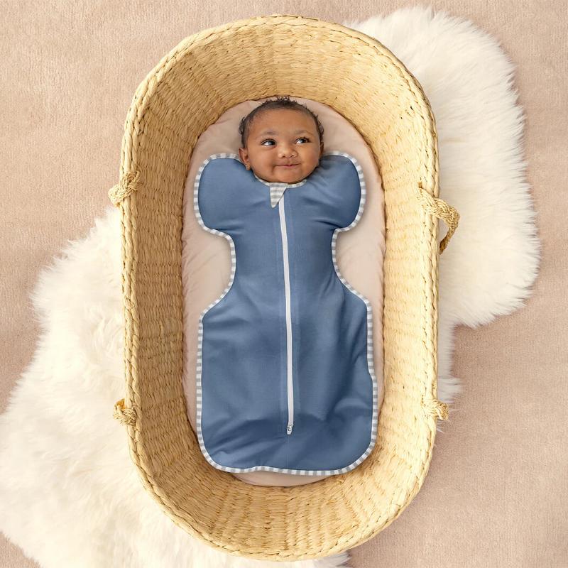 Zachte Katoenen Slaapzak - Knusse Inbakerdoek voor Rustige Baby Slaap