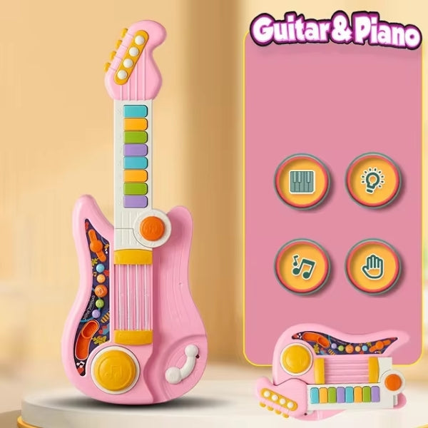 Magic Touch legetøjsguitar - interaktiv strum med guitar til 2-3 årige