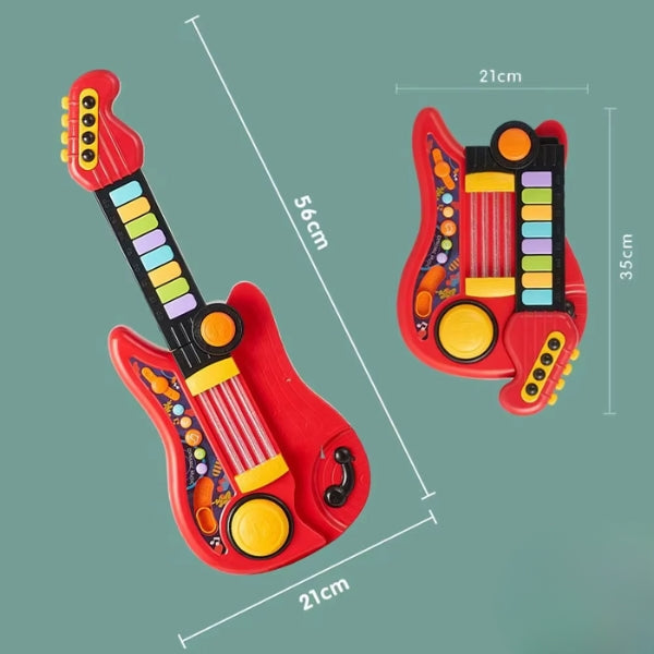 Magic Touch legetøjsguitar - interaktiv strum med guitar til 2-3 årige