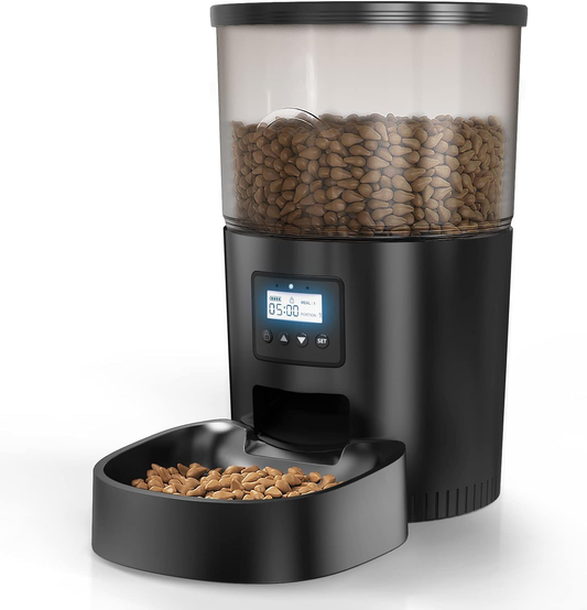 Automatische kattenvoederautomaat met timer