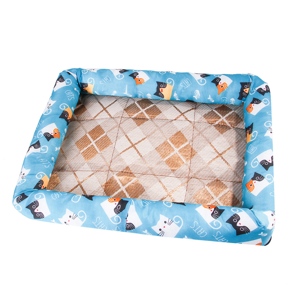 Koelmat met kattenprint
