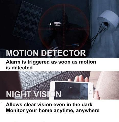 Full HD Draadloze IP Camera - kijkhoek van 150 °