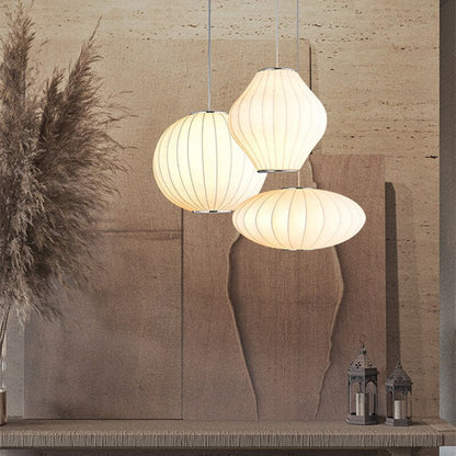 Minimalistische witte bubbel hanglamp