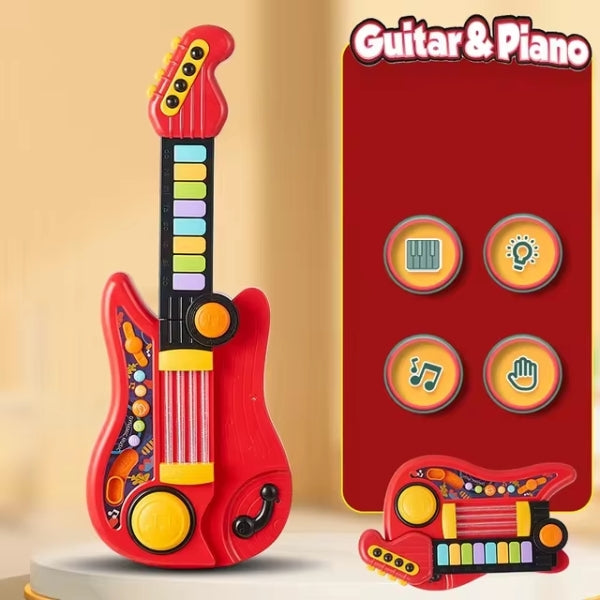 Magic Touch legetøjsguitar - interaktiv strum med guitar til 2-3 årige