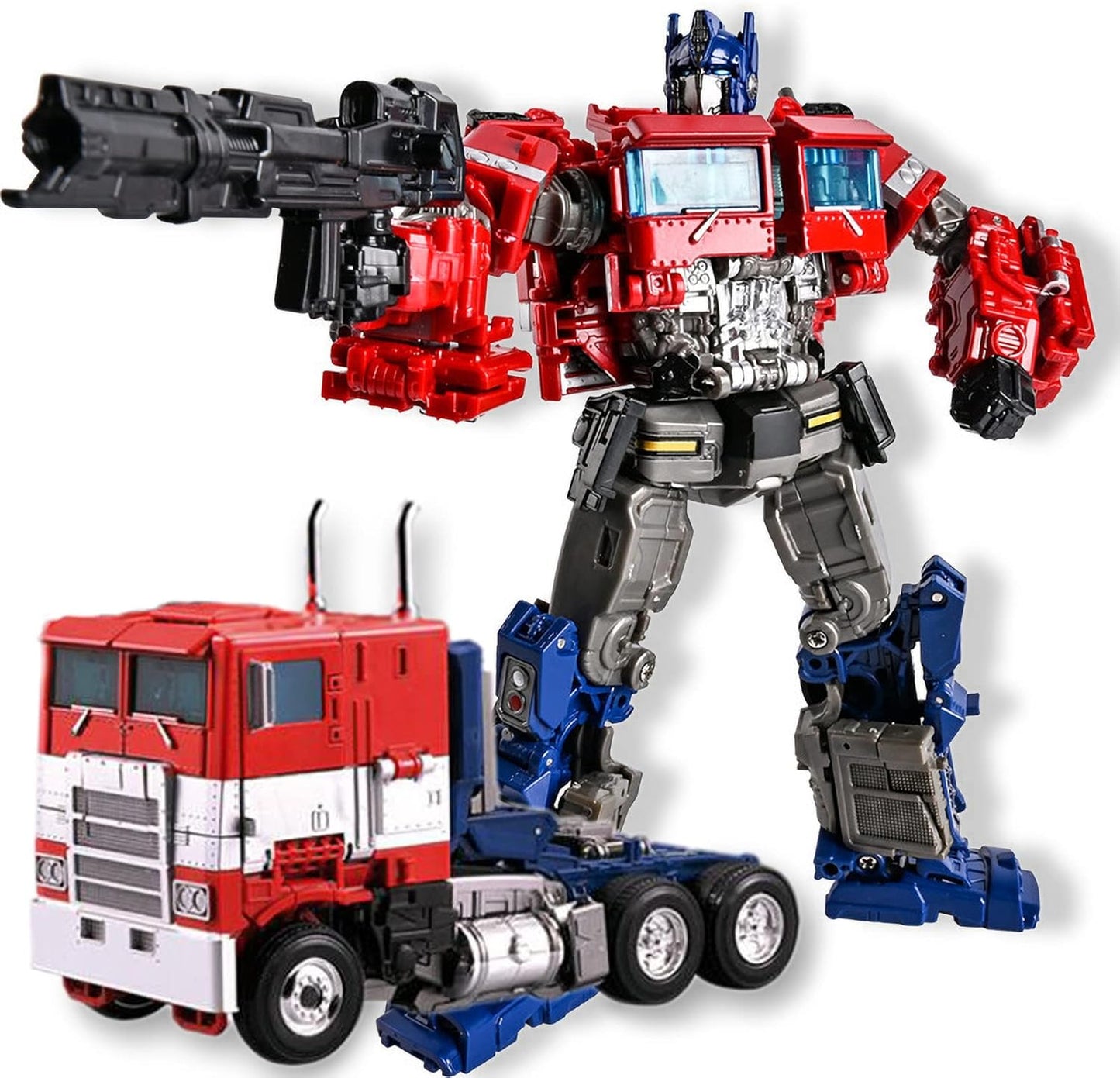 Optimus Action Transformer bil – Figur til børns leg og eventyr