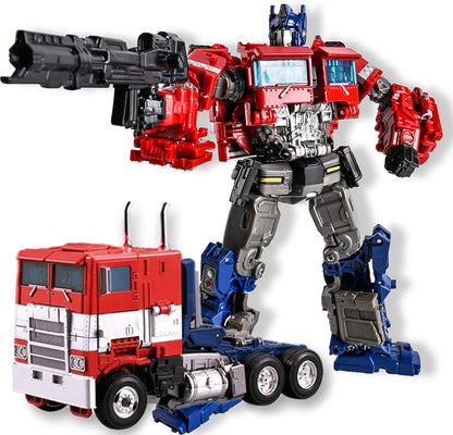 Optimus Action Transformer bil – Figur til børns leg og eventyr