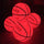 Gloeiend in het donker hoog helder LED lichtgevende basketbal + lichtgevend basketbalnet set
