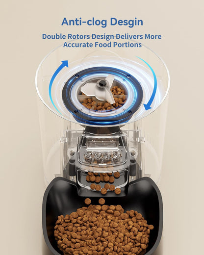 Automatische kattenvoederautomaat met timer
