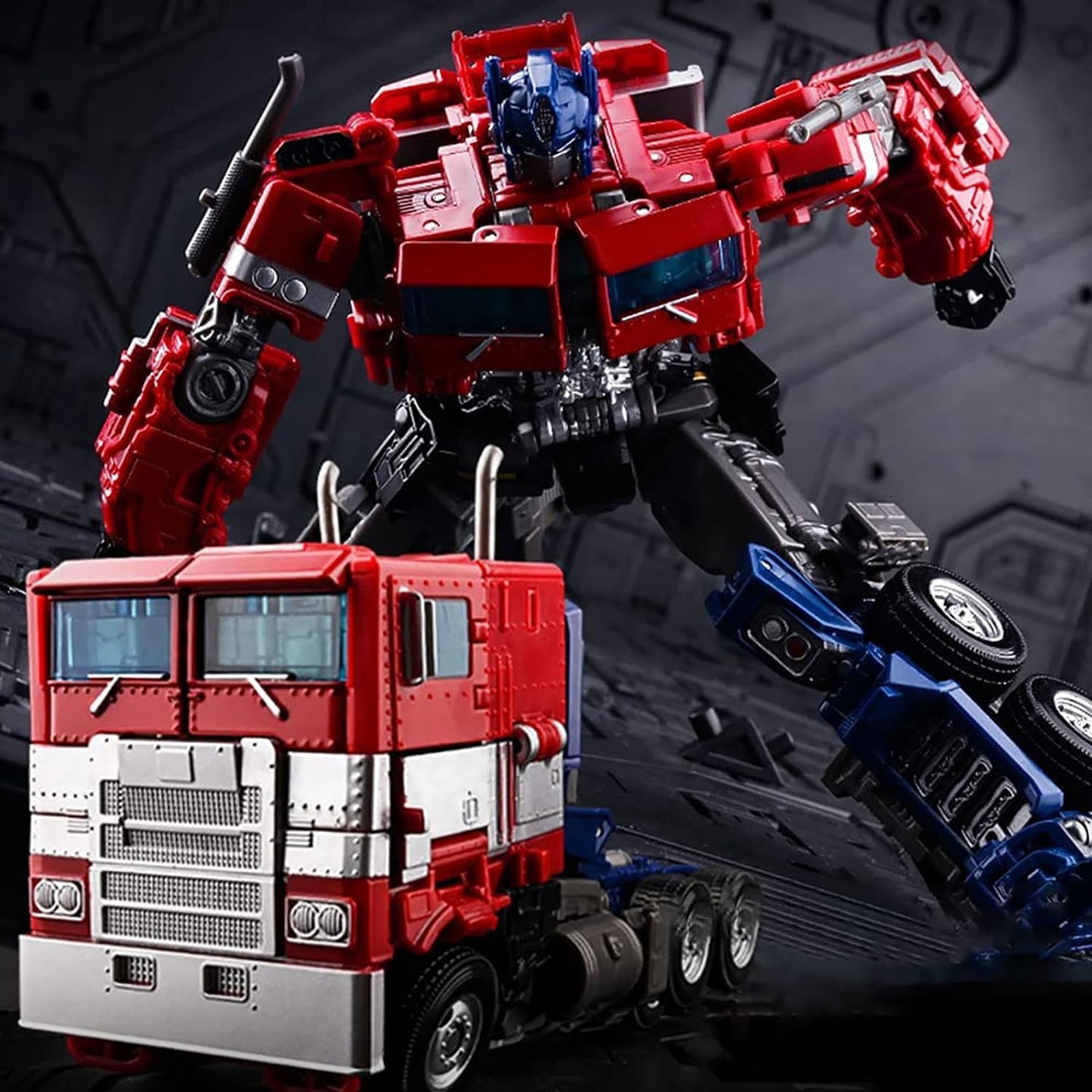 Optimus Action Transformer bil – Figur til børns leg og eventyr