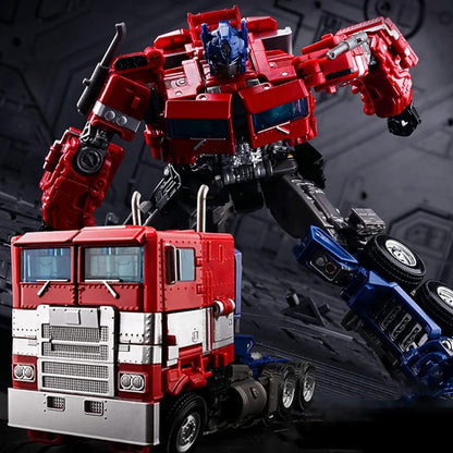Optimus Action Transformer bil – Figur til børns leg og eventyr