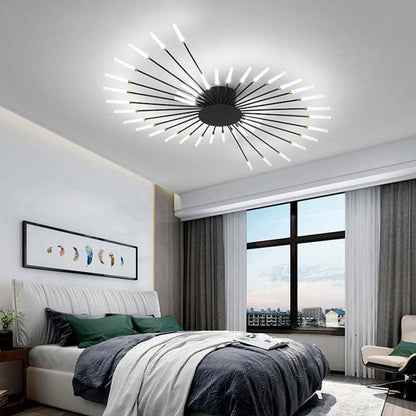 Opbouw plafondlamp Vuurwerk | Woonkamer/Slaapkamer