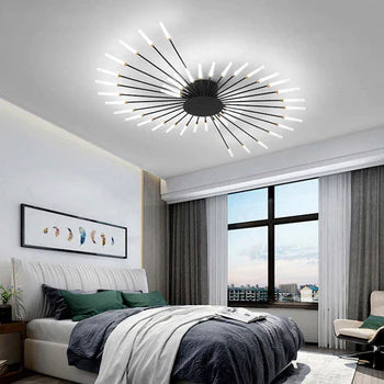 Opbouw plafondlamp Vuurwerk | Woonkamer/Slaapkamer