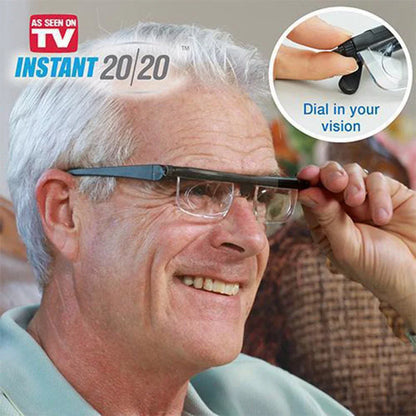 Verstelbare bril unisex draaibare zichtlens