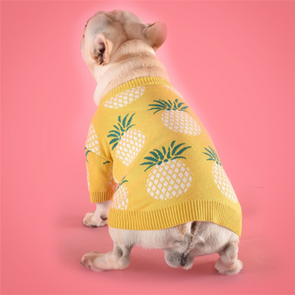 Gul Ananassweater