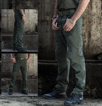 Outdoor-Taktische wasserdichte Hose Army Fan Mehrfach-Taschen Kampfhose Ripstop Wasserabweisend Schnell trocknende Wanderhose Cargo-Hose