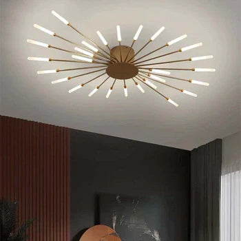 Opbouw plafondlamp Vuurwerk | Woonkamer/Slaapkamer