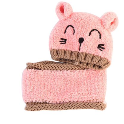 Schattige Peuter Winter Capuchon Muts Sjaal