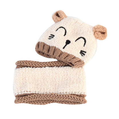 Schattige Peuter Winter Capuchon Muts Sjaal