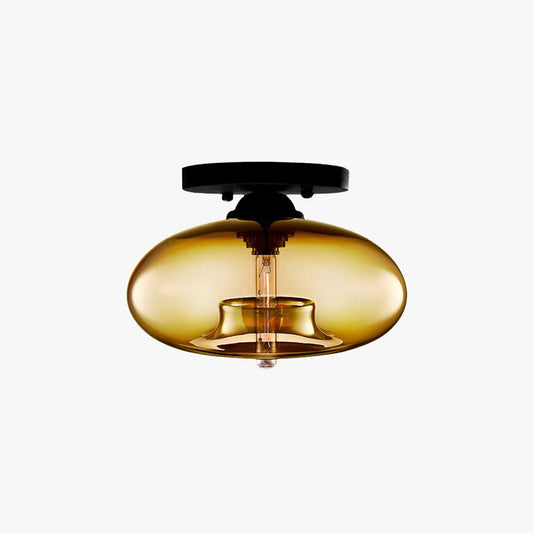 Industriële Art Deco Globe Opbouw Plafondlamp Woonkamer