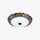 Opbouw plafondlamp, messing/harst