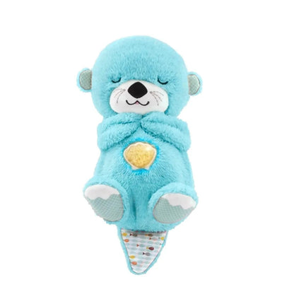 Snuggle Sleeping Otter Plush Toy - Breathing Calm & Relaxation Companion