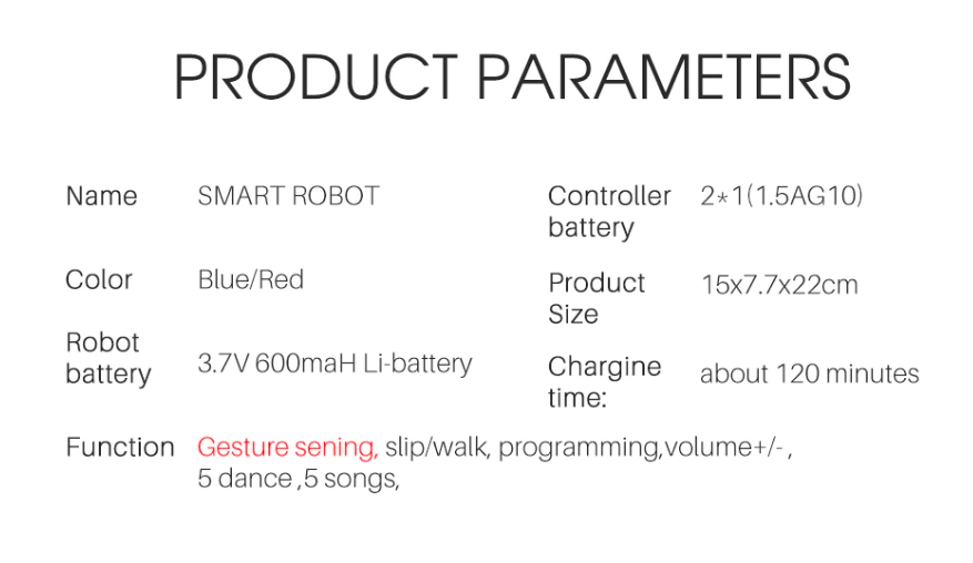 Afstandsbediening Robot