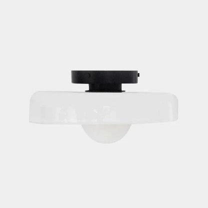 Ronde glazen LED-plafondlamp