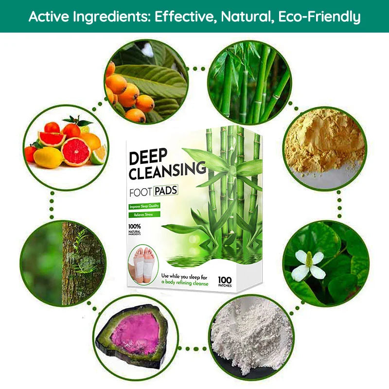 Detox Foot Pads For Deep Cleansing